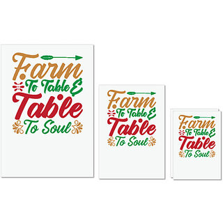 UDNAG Untearable Waterproof Stickers 155GSM 'Christmas | farm to table table to soul' A4 x 1pc, A5 x 1pc & A6 x 2pc UDNAG Untearable Waterproof Stickers 155GSM 'Christmas | farm to table table to soul' A4 x 1pc, A5 x 1pc & A6 x 2pc