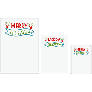 UDNAG Untearable Waterproof Stickers 155GSM 'Christmas | merry christmasss1' A4 x 1pc, A5 x 1pc & A6 x 2pc UDNAG Untearable Waterproof Stickers 155GSM 'Christmas | merry christmasss1' A4 x 1pc, A5 x 1pc & A6 x 2pc