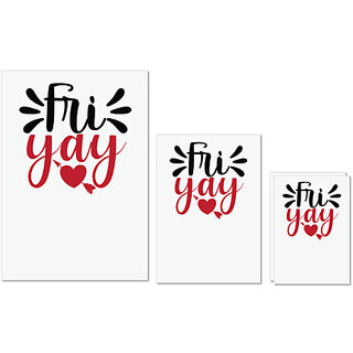 UDNAG Untearable Waterproof Stickers 155GSM 'Christmas | fri yay' A4 x 1pc, A5 x 1pc & A6 x 2pc UDNAG Untearable Waterproof Stickers 155GSM 'Christmas | fri yay' A4 x 1pc, A5 x 1pc & A6 x 2pc