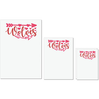 UDNAG Untearable Waterproof Stickers 155GSM 'Christmas | wolves' A4 x 1pc, A5 x 1pc & A6 x 2pc UDNAG Untearable Waterproof Stickers 155GSM 'Christmas | wolves' A4 x 1pc, A5 x 1pc & A6 x 2pc