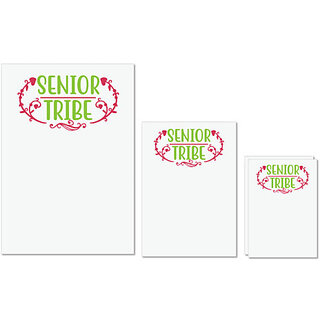 UDNAG Untearable Waterproof Stickers 155GSM 'Student teacher | Senior tribe' A4 x 1pc, A5 x 1pc & A6 x 2pc UDNAG Untearable Waterproof Stickers 155GSM 'Student teacher | Senior tribe' A4 x 1pc, A5 x 1pc & A6 x 2pc