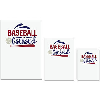 UDNAG Untearable Waterproof Stickers 155GSM 'Baseball | Baseball obsessed' A4 x 1pc, A5 x 1pc & A6 x 2pc UDNAG Untearable Waterproof Stickers 155GSM 'Baseball | Baseball obsessed' A4 x 1pc, A5 x 1pc & A6 x 2pc