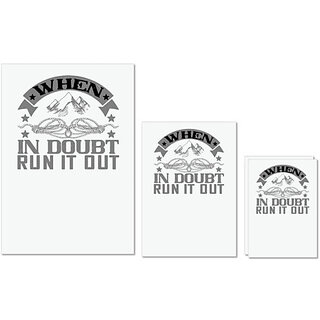 UDNAG Untearable Waterproof Stickers 155GSM 'Climbing | When in doubt, run it out' A4 x 1pc, A5 x 1pc & A6 x 2pc UDNAG Untearable Waterproof Stickers 155GSM 'Climbing | When in doubt, run it out' A4 x 1pc, A5 x 1pc & A6 x 2pc