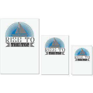 UDNAG Untearable Waterproof Stickers 155GSM 'Boating | Rise to the top' A4 x 1pc, A5 x 1pc & A6 x 2pc UDNAG Untearable Waterproof Stickers 155GSM 'Boating | Rise to the top' A4 x 1pc, A5 x 1pc & A6 x 2pc