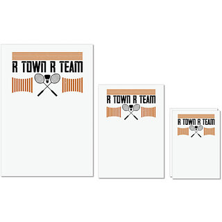 UDNAG Untearable Waterproof Stickers 155GSM 'Badminton | R Town R Team' A4 x 1pc, A5 x 1pc & A6 x 2pc UDNAG Untearable Waterproof Stickers 155GSM 'Badminton | R Town R Team' A4 x 1pc, A5 x 1pc & A6 x 2pc