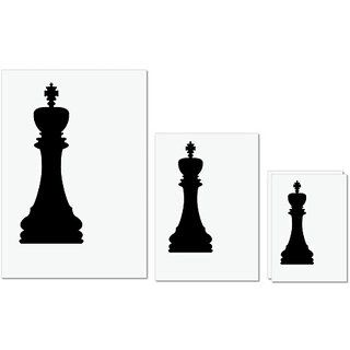 UDNAG Untearable Waterproof Stickers 155GSM 'Chess | pieces' A4 x 1pc, A5 x 1pc & A6 x 2pc UDNAG Untearable Waterproof Stickers 155GSM 'Chess | pieces' A4 x 1pc, A5 x 1pc & A6 x 2pc