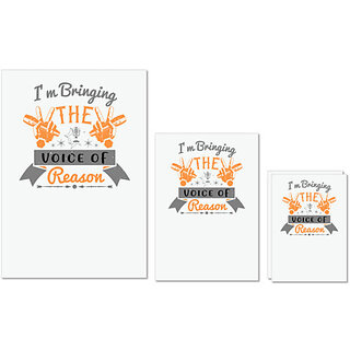UDNAG Untearable Waterproof Stickers 155GSM 'Girls trip | im bringing the voice of reason' A4 x 1pc, A5 x 1pc & A6 x 2pc UDNAG Untearable Waterproof Stickers 155GSM 'Girls trip | im bringing the voice of reason' A4 x 1pc, A5 x 1pc & A6 x 2pc