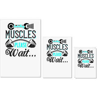 UDNAG Untearable Waterproof Stickers 155GSM 'Girls trip | installing muscles please wait' A4 x 1pc, A5 x 1pc & A6 x 2pc UDNAG Untearable Waterproof Stickers 155GSM 'Girls trip | installing muscles please wait' A4 x 1pc, A5 x 1pc & A6 x 2pc
