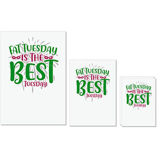 UDNAG Untearable Waterproof Stickers 155GSM 'Mardi Gras | Fat Tuesday is the best Tuesday' A4 x 1pc, A5 x 1pc & A6 x 2pc UDNAG Untearable Waterproof Stickers 155GSM 'Mardi Gras | Fat Tuesday is the best Tuesday' A4 x 1pc, A5 x 1pc & A6 x 2pc