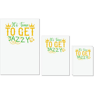 UDNAG Untearable Waterproof Stickers 155GSM 'Mardi Gras | It's time to get jazzy' A4 x 1pc, A5 x 1pc & A6 x 2pc UDNAG Untearable Waterproof Stickers 155GSM 'Mardi Gras | It's time to get jazzy' A4 x 1pc, A5 x 1pc & A6 x 2pc