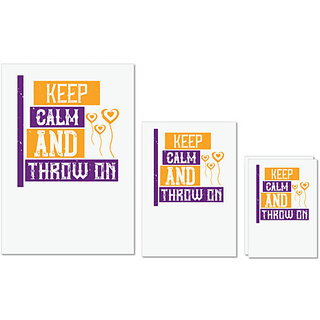 UDNAG Untearable Waterproof Stickers 155GSM 'Mardi Gras | Keep calm and throw on' A4 x 1pc, A5 x 1pc & A6 x 2pc UDNAG Untearable Waterproof Stickers 155GSM 'Mardi Gras | Keep calm and throw on' A4 x 1pc, A5 x 1pc & A6 x 2pc