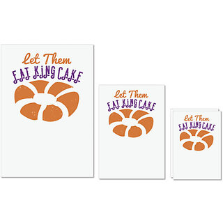 UDNAG Untearable Waterproof Stickers 155GSM 'Mardi Gras | Let them eat king cake' A4 x 1pc, A5 x 1pc & A6 x 2pc UDNAG Untearable Waterproof Stickers 155GSM 'Mardi Gras | Let them eat king cake' A4 x 1pc, A5 x 1pc & A6 x 2pc