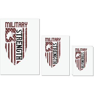 UDNAG Untearable Waterproof Stickers 155GSM 'Military | military stength' A4 x 1pc, A5 x 1pc & A6 x 2pc UDNAG Untearable Waterproof Stickers 155GSM 'Military | military stength' A4 x 1pc, A5 x 1pc & A6 x 2pc