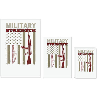 UDNAG Untearable Waterproof Stickers 155GSM 'Military | military strength' A4 x 1pc, A5 x 1pc & A6 x 2pc UDNAG Untearable Waterproof Stickers 155GSM 'Military | military strength' A4 x 1pc, A5 x 1pc & A6 x 2pc