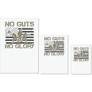 UDNAG Untearable Waterproof Stickers 155GSM 'Military | no guts no glory' A4 x 1pc, A5 x 1pc & A6 x 2pc UDNAG Untearable Waterproof Stickers 155GSM 'Military | no guts no glory' A4 x 1pc, A5 x 1pc & A6 x 2pc