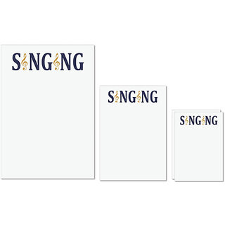 UDNAG Untearable Waterproof Stickers 155GSM 'SInging | Singing' A4 x 1pc, A5 x 1pc & A6 x 2pc UDNAG Untearable Waterproof Stickers 155GSM 'SInging | Singing' A4 x 1pc, A5 x 1pc & A6 x 2pc