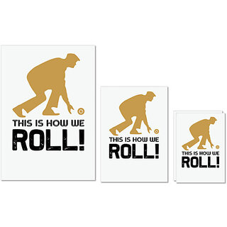 UDNAG Untearable Waterproof Stickers 155GSM 'Gaming | This is how we roll' A4 x 1pc, A5 x 1pc & A6 x 2pc UDNAG Untearable Waterproof Stickers 155GSM 'Gaming | This is how we roll' A4 x 1pc, A5 x 1pc & A6 x 2pc
