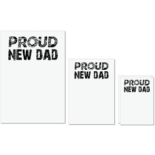                       UDNAG Untearable Waterproof Stickers 155GSM 'Uncle | this man is going to be a uncle,j' A4 x 1pc, A5 x 1pc & A6 x 2pc                                              