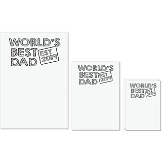                       UDNAG Untearable Waterproof Stickers 155GSM 'Birthday | Happy birthday' A4 x 1pc, A5 x 1pc & A6 x 2pc                                              