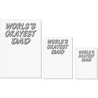 UDNAG Untearable Waterproof Stickers 155GSM 'Love | Faith hope love' A4 x 1pc, A5 x 1pc & A6 x 2pc