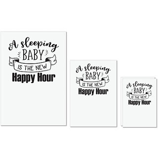 UDNAG Untearable Waterproof Stickers 155GSM 'Baby | A Sleeping Baby' A4 x 1pc, A5 x 1pc & A6 x 2pc UDNAG Untearable Waterproof Stickers 155GSM 'Baby | A Sleeping Baby' A4 x 1pc, A5 x 1pc & A6 x 2pc