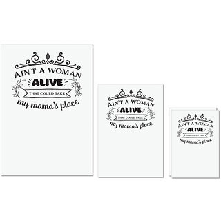 UDNAG Untearable Waterproof Stickers 155GSM 'Mother | Ain't a Woman Alive' A4 x 1pc, A5 x 1pc & A6 x 2pc UDNAG Untearable Waterproof Stickers 155GSM 'Mother | Ain't a Woman Alive' A4 x 1pc, A5 x 1pc & A6 x 2pc