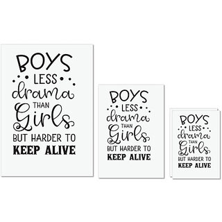 UDNAG Untearable Waterproof Stickers 155GSM 'Boy girl | Boys' A4 x 1pc, A5 x 1pc & A6 x 2pc UDNAG Untearable Waterproof Stickers 155GSM 'Boy girl | Boys' A4 x 1pc, A5 x 1pc & A6 x 2pc