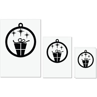UDNAG Untearable Waterproof Stickers 155GSM 'Christmass | Christmas Bauble 15' A4 x 1pc, A5 x 1pc & A6 x 2pc UDNAG Untearable Waterproof Stickers 155GSM 'Christmass | Christmas Bauble 15' A4 x 1pc, A5 x 1pc & A6 x 2pc