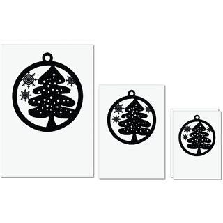 UDNAG Untearable Waterproof Stickers 155GSM 'Christmass | Christmas Bauble 18' A4 x 1pc, A5 x 1pc & A6 x 2pc UDNAG Untearable Waterproof Stickers 155GSM 'Christmass | Christmas Bauble 18' A4 x 1pc, A5 x 1pc & A6 x 2pc