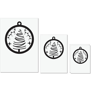 UDNAG Untearable Waterproof Stickers 155GSM 'Christmass | Christmas Bauble 26' A4 x 1pc, A5 x 1pc & A6 x 2pc UDNAG Untearable Waterproof Stickers 155GSM 'Christmass | Christmas Bauble 26' A4 x 1pc, A5 x 1pc & A6 x 2pc