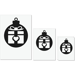 UDNAG Untearable Waterproof Stickers 155GSM 'Christmass | Christmas Bauble 30' A4 x 1pc, A5 x 1pc & A6 x 2pc UDNAG Untearable Waterproof Stickers 155GSM 'Christmass | Christmas Bauble 30' A4 x 1pc, A5 x 1pc & A6 x 2pc