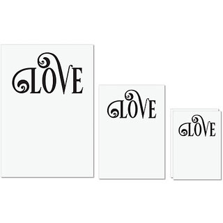                       UDNAG Untearable Waterproof Stickers 155GSM 'Christmass | Christmas love1' A4 x 1pc, A5 x 1pc & A6 x 2pc                                              