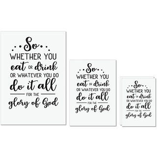                       UDNAG Untearable Waterproof Stickers 155GSM 'GLory | Do it All for the Glory' A4 x 1pc, A5 x 1pc & A6 x 2pc                                              
