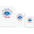 UDNAG Untearable Waterproof Stickers 155GSM 'America | American Mwah' A4 x 1pc, A5 x 1pc & A6 x 2pc