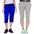 FeelBlue Men's Cotton Bermuda Pant Pack of 2pc(Trendy And Stylish Rib with different sizes and colors)