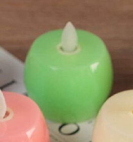 Roshni Candles Fake Candle Led Candle Electronic Pack of 1 Green Colour