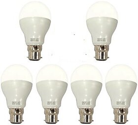 9 Watt LED Bulb (Cool Day White) - Pack of 6+Surprise Gift