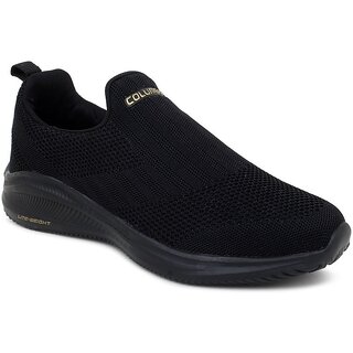 Buy PRO-FIT Black/Gold Sports Running Shoes For Men Online @ ₹999 from ...