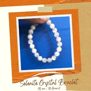 VSP VASTU SAMADHAN - 101 SELENITE CRYSTAL BRACELET - Promotes Peace and Calm, Provides Clarity Clears Blocked Energy VSP VASTU SAMADHAN - 101 SELENITE CRYSTAL BRACELET - Promotes Peace and Calm, Provides Clarity Clears Blocked Energy