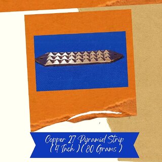 VSP VASTU SAMADHAN - 110 COPPER 27 PYRAMID STRIP - For Space Division Virtual Shifting VSP VASTU SAMADHAN - 110 COPPER 27 PYRAMID STRIP - For Space Division Virtual Shifting