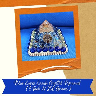 VSP VASTU SAMADHAN - 117 BLUE LAPIZ LAZULI CRYSTAL PYRAMID for Protection from Negative Energy / Reiki and Healing VSP VASTU SAMADHAN - 117 BLUE LAPIZ LAZULI CRYSTAL PYRAMID for Protection from Negative Energy / Reiki and Healing