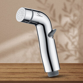 CUROVIT Daisy ABS Health Faucet Gun Silver Color Chrome Finish Leak Proof Hygiene Spray for Toilet Seat