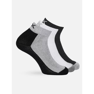 3 Pair Sport Lifestyle Top Quality Unisex Ankle Socks
