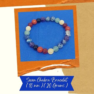                       VSP VASTU SAMADHAN - 98 SEVEN CHAKRA BRACELET for Brings Prosperity / Happiness / Self Confidence / Strength / Abundance                                              