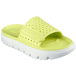                       Skechers Women's Foamies Top-Level-Peachy Vibe Slider 111451-LIME                                              