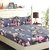 Choco Square Pink Cotton Double Bedsheet With 2 Pillow Covers