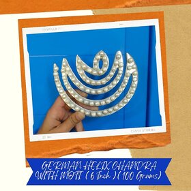 VSP VASTU SAMADHAN - 12 ZINC HELIX CHANDRA MOTI for North-East Toilet, Bedroom,Main Door Vastu Dosh Nivaran Remedie