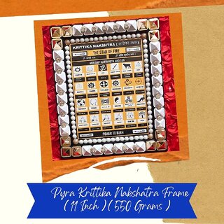 VSP VASTU SAMADHAN-51 PYRA KRITTIKA NAKSHATRA FRAME-Designed to Activate JANMA/LAGNA KUNDALI VASTU DOSHA of ASCENDENT VSP VASTU SAMADHAN-51 PYRA KRITTIKA NAKSHATRA FRAME-Designed to Activate JANMA/LAGNA KUNDALI VASTU DOSHA of ASCENDENT