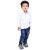 Kid Kupboard Solid Cotton Baby Boys Shirt {Regular-Fit, Full-Sleeves, White}