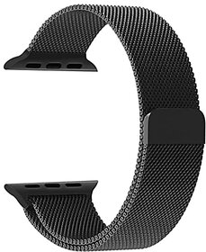 iSpares Apple Watch Milanese Loop Stainless Steel Magnetic Strap 40mm Series 7,6,5,4,3,2 SE - Space Grey